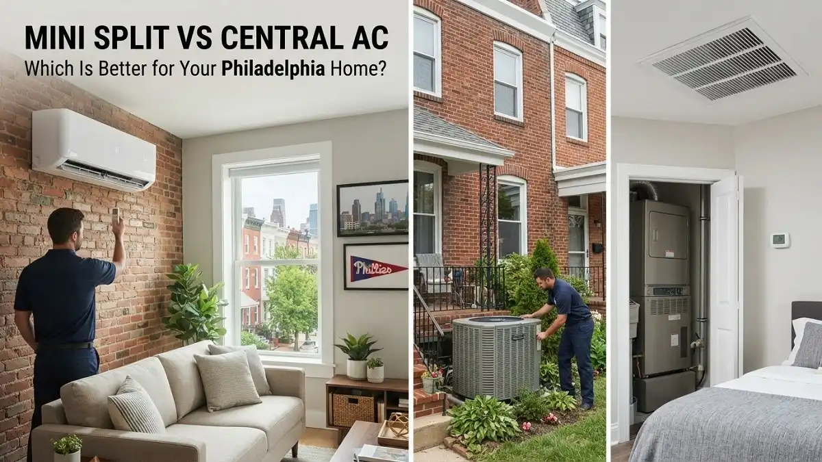 Mini Split vs Central AC Which Is Better for Your Philadelphia Home