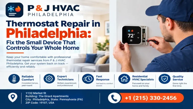 Thermostat Repair in Philadelphia Fix the Small Device That Controls Your Whole Home