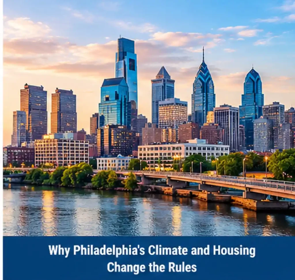 Why Philadelphia's Climate and Housing Change the Rules
