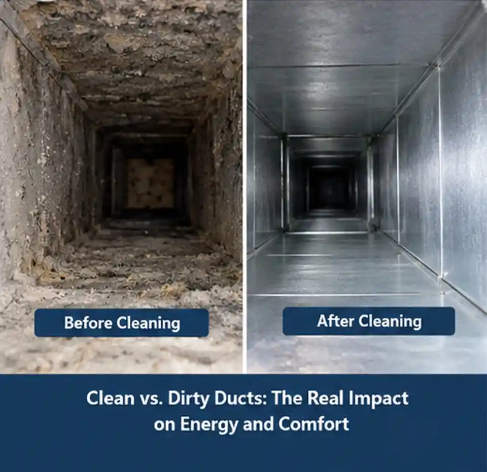 Clean vs. Dirty Ducts