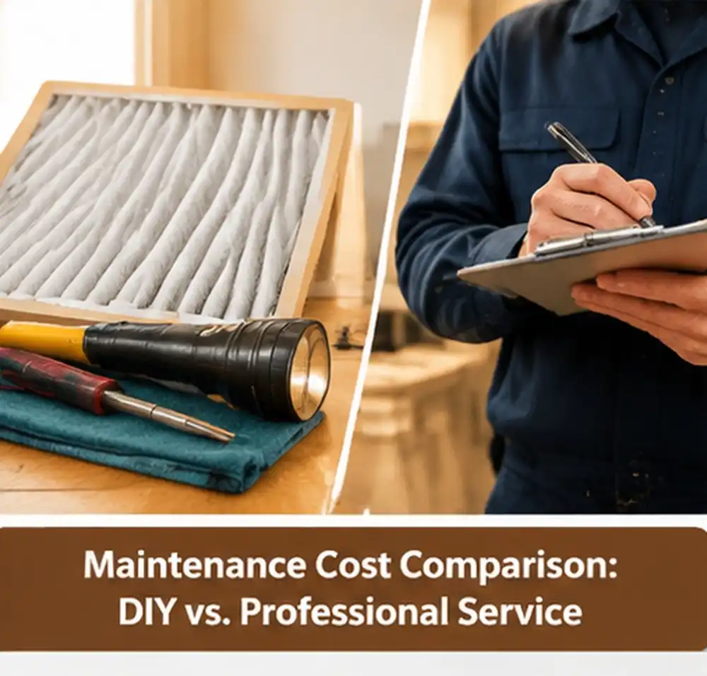 Maintenance Cost Comparison DIY vs. Professional Service