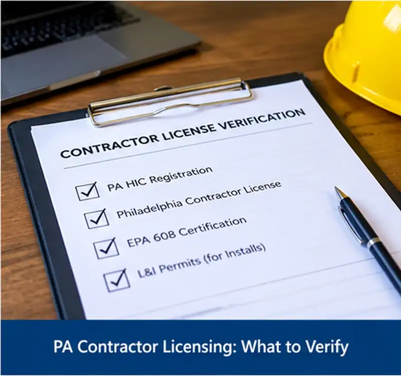 PA Contractor Licensing What to Verify
