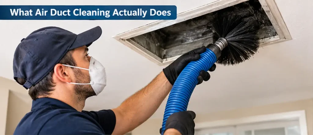 What Air Duct Cleaning Actually Does
