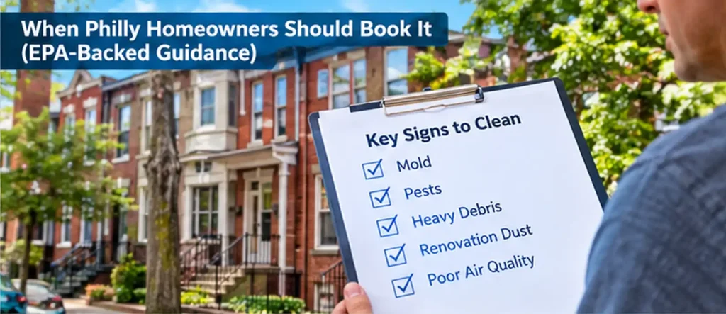 When Philly Homeowners Should Book It (EPA-Backed Guidance)