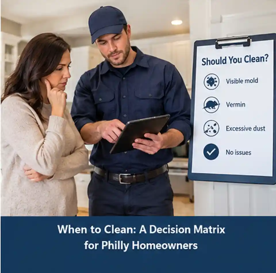 When to Clean A Decision Matrix for Philly Homeowners