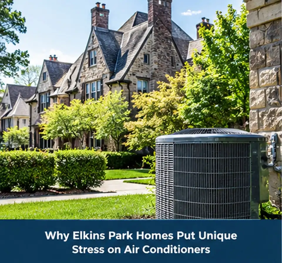Why Elkins Park Homes Put Unique Stress on Air Conditioners
