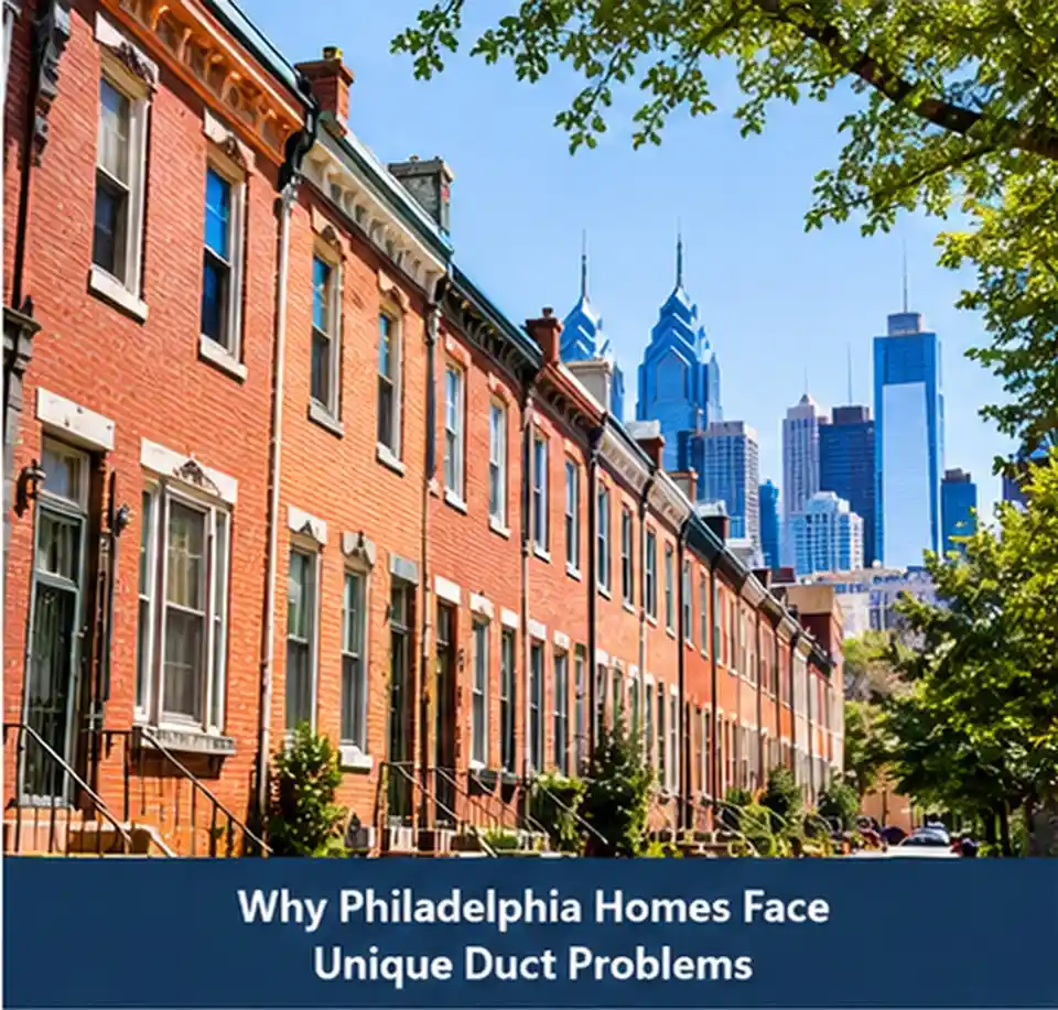 Why Philadelphia Homes Face Unique Duct Problems